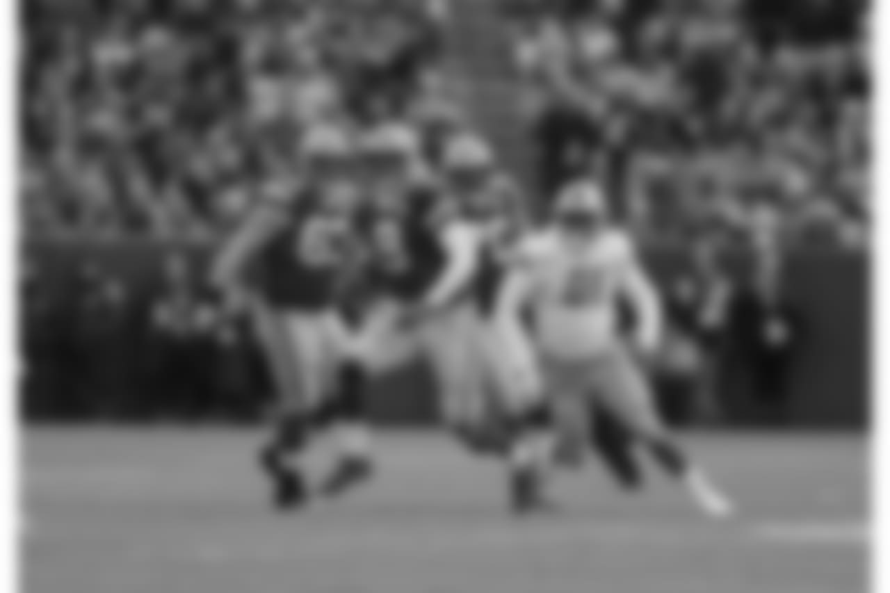 Green Bay Packers against the Detroit Lions during Sunday's game at Lambeau Field.