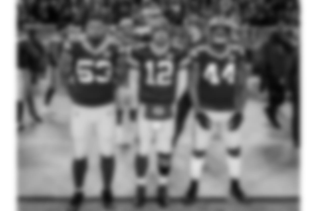 Week 6 vs. San Francisco 49ers
LB Nick Perry, QB Aaron Rodgers, LB Antonio Morrison