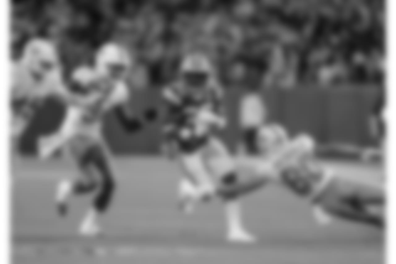 Green Bay Packers against the Miami Dolphins during Sunday's game at Lambeau Field.