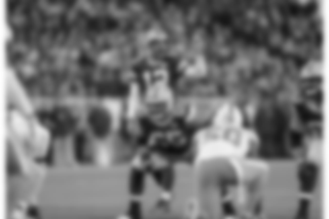 Green Bay Packers against the Miami Dolphins during Sunday's game at Lambeau Field.