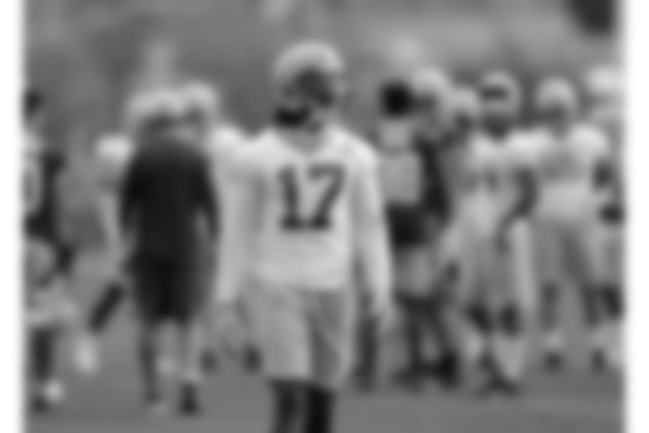 Green Bay Packers during training camp at Ray Nitschke Field on Friday, July 27, 2018.
