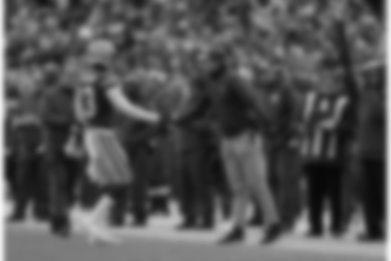 Green Bay Packers against the Detroit Lions during Sunday's game at Lambeau Field.