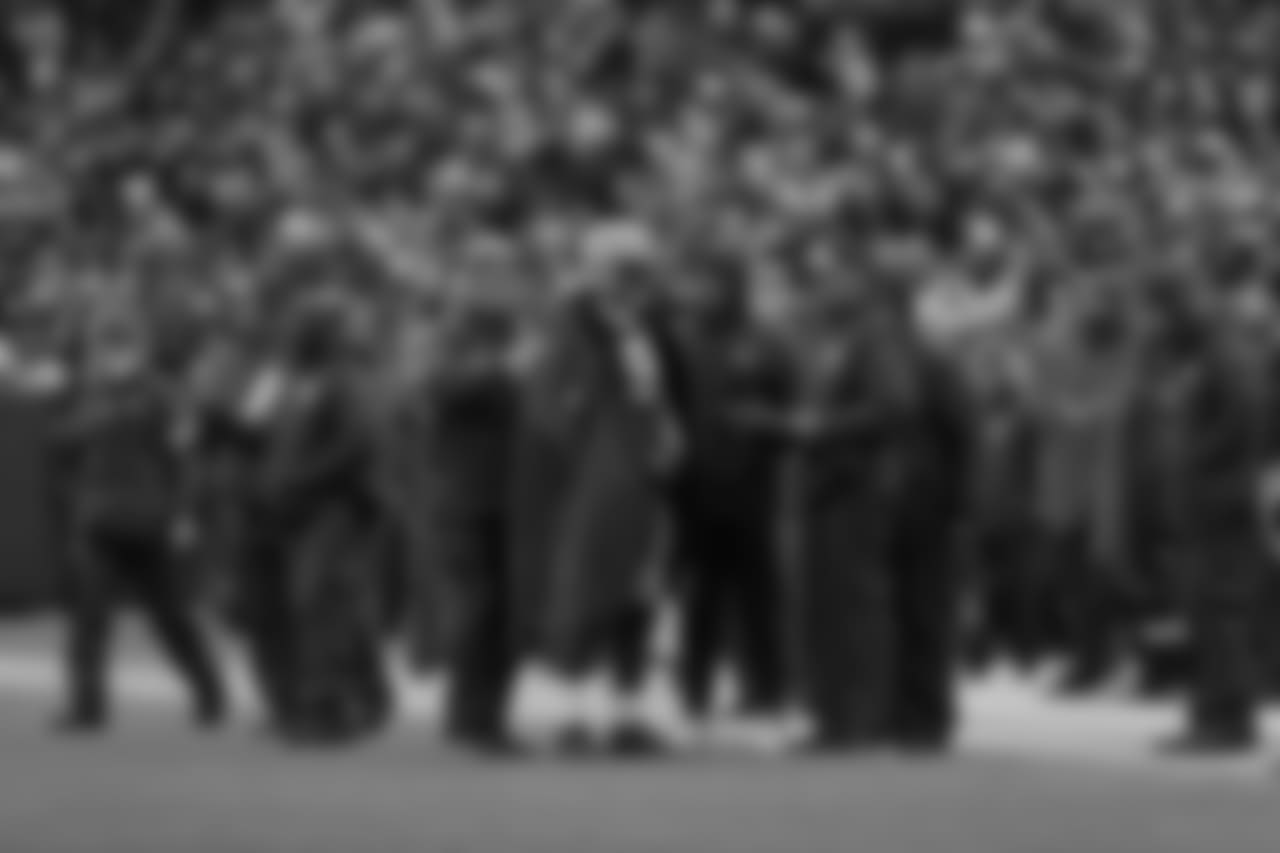 Green Bay Packers against the Detroit Lions during Sunday's game at Lambeau Field.