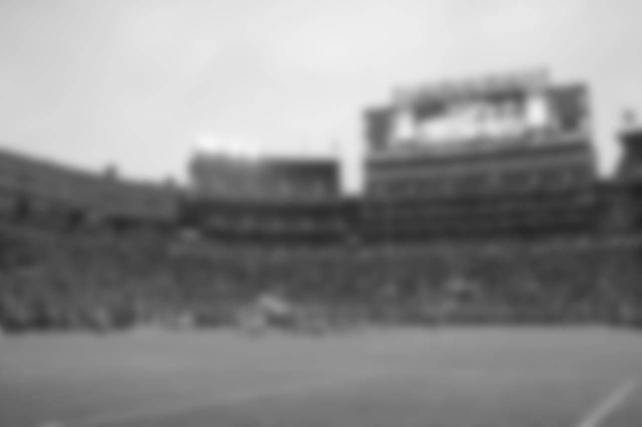Green Bay Packers against the Arizona Cardinals during Sunday's game at Lambeau Field.