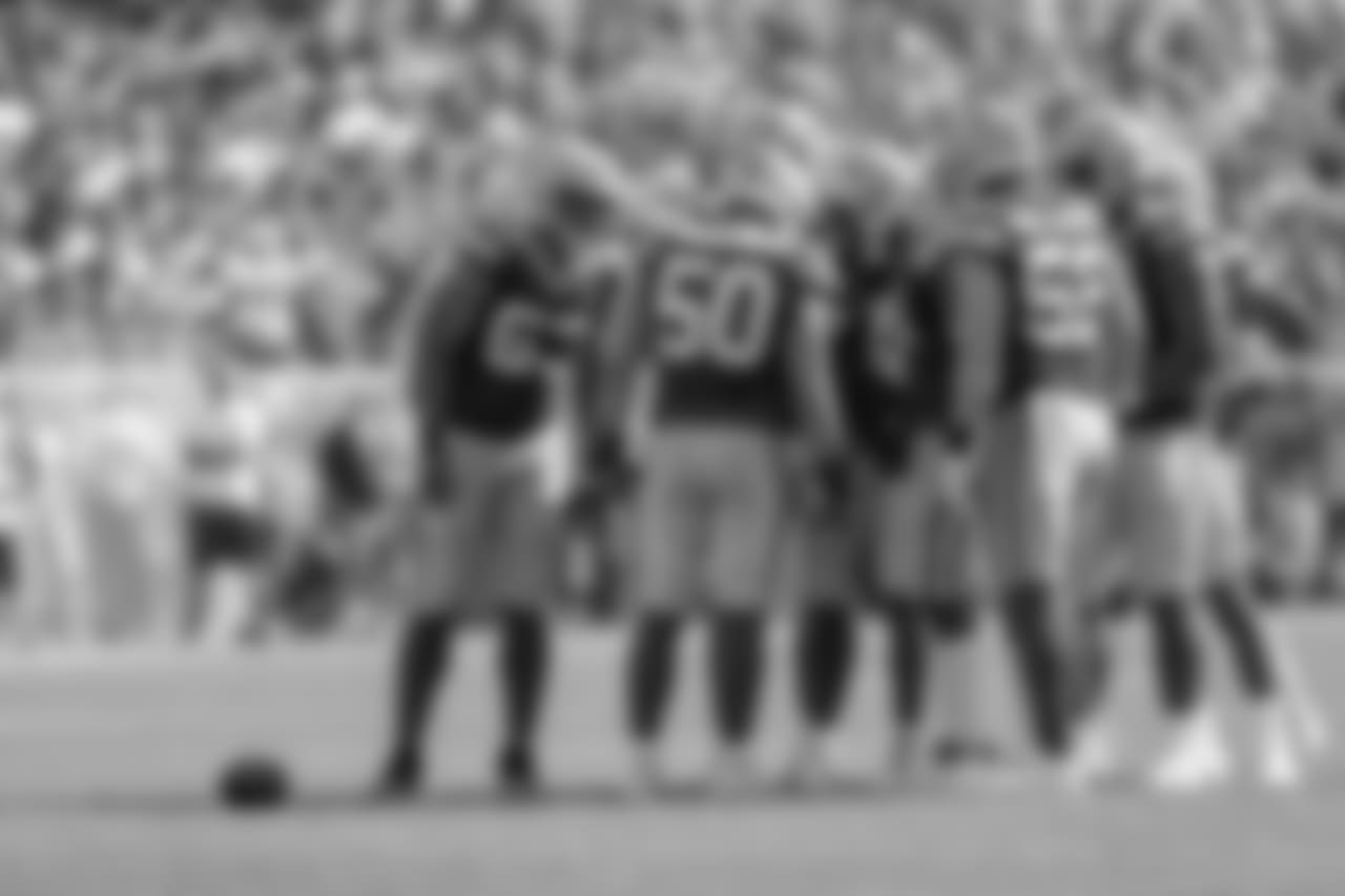 Green Bay Packers against the Minnesota Vikings during Sunday's game at Lambeau Field.