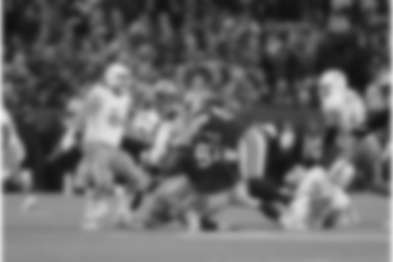 Green Bay Packers against the Miami Dolphins during Sunday's game at Lambeau Field.