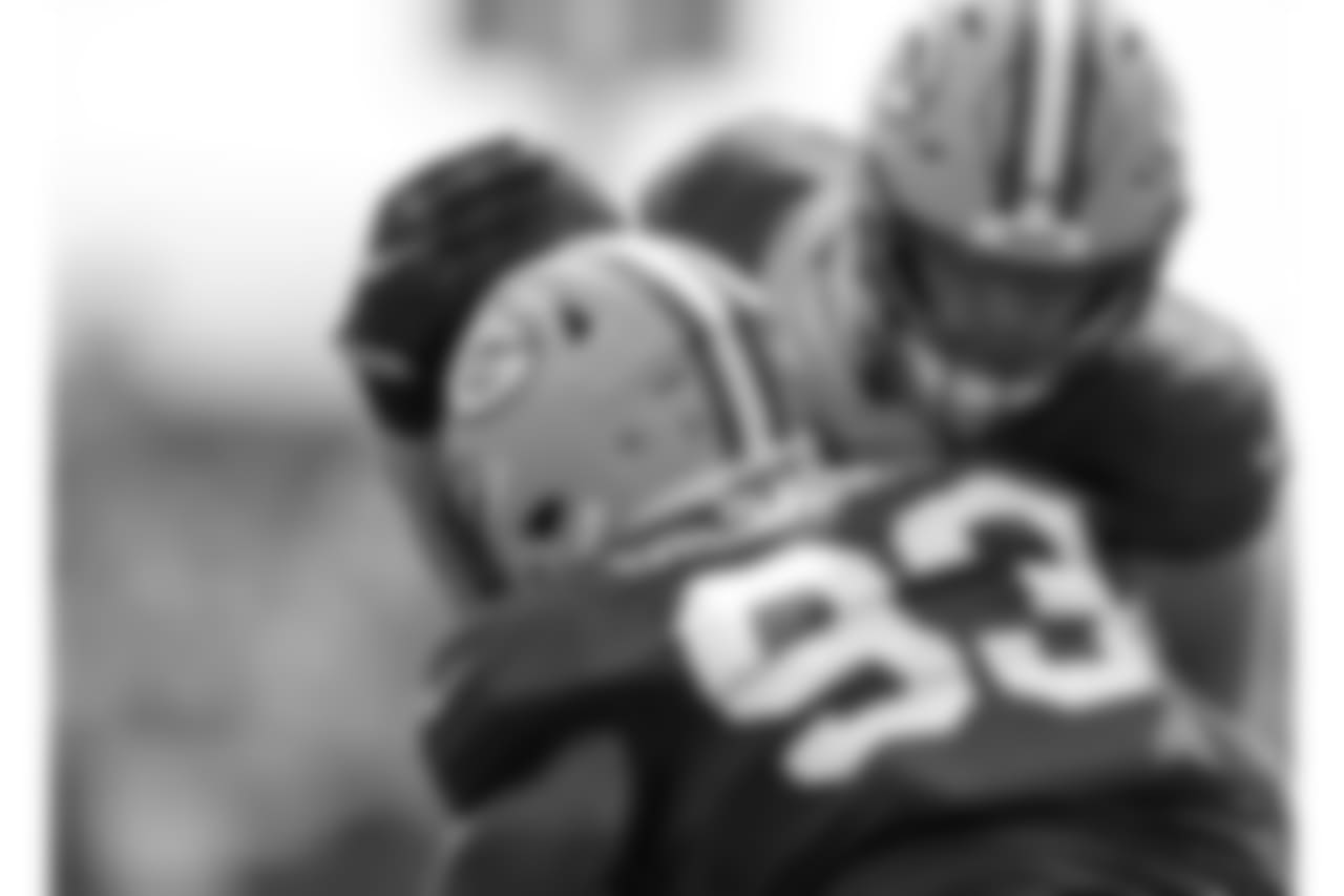 Green Bay Packers during training camp at Ray Nitschke Field on Tuesday, July 31, 2018.