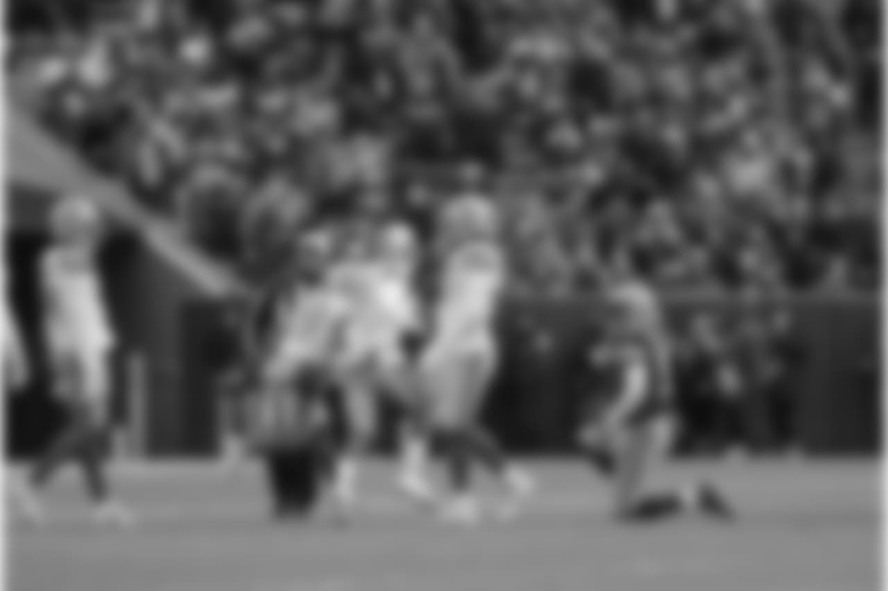 Green Bay Packers against the Detroit Lions during Sunday's game at Lambeau Field.
