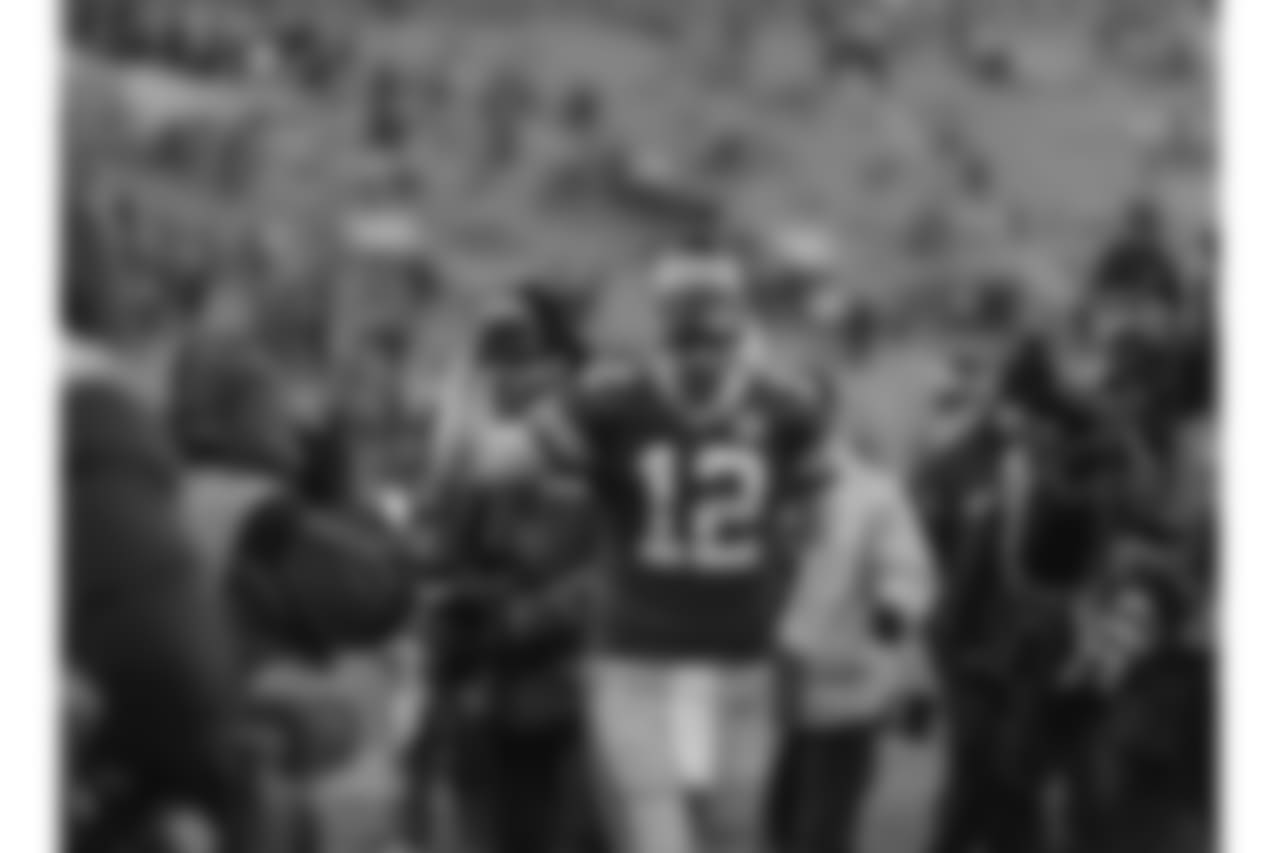 Green Bay Packers against the Atlanta Falcons during Sunday's game at Lambeau Field.