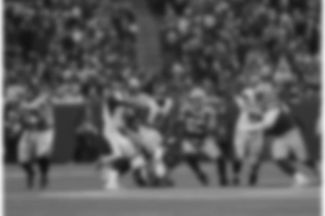 Green Bay Packers against the Atlanta Falcons during Sunday's game at Lambeau Field.