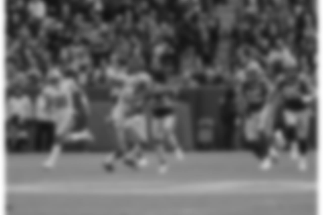 Green Bay Packers against the Detroit Lions during Sunday's game at Lambeau Field.