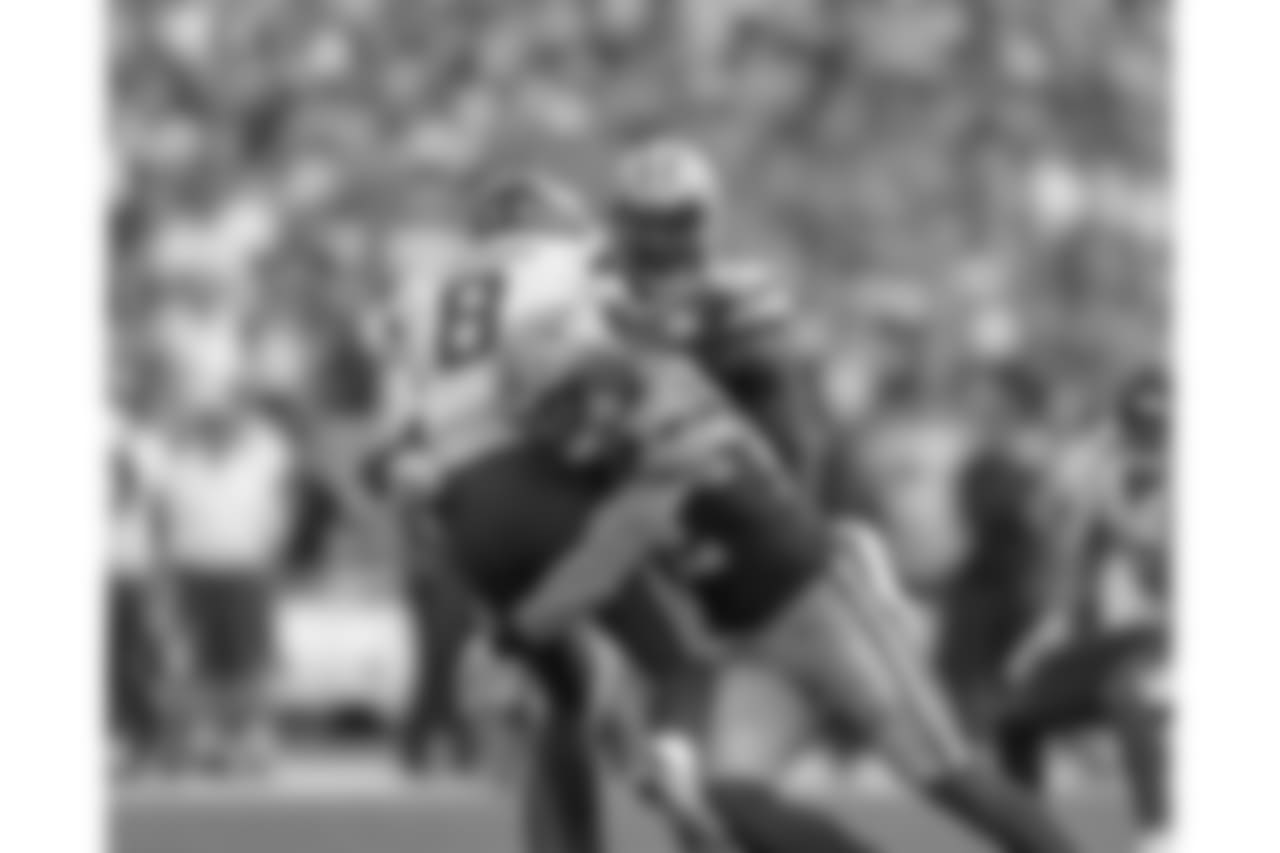 Green Bay Packers against the Minnesota Vikings during Sunday's game at Lambeau Field.