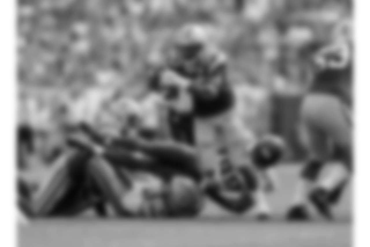 Green Bay Packers against the Minnesota Vikings during Sunday's game at Lambeau Field.