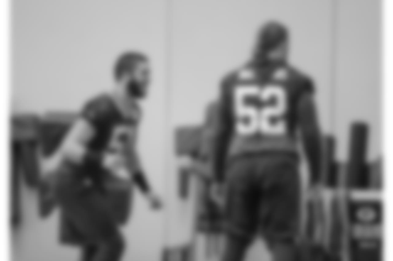Green Bay Packers during practice inside the Don Hutson Center on Wednesday, November 28, 2018.