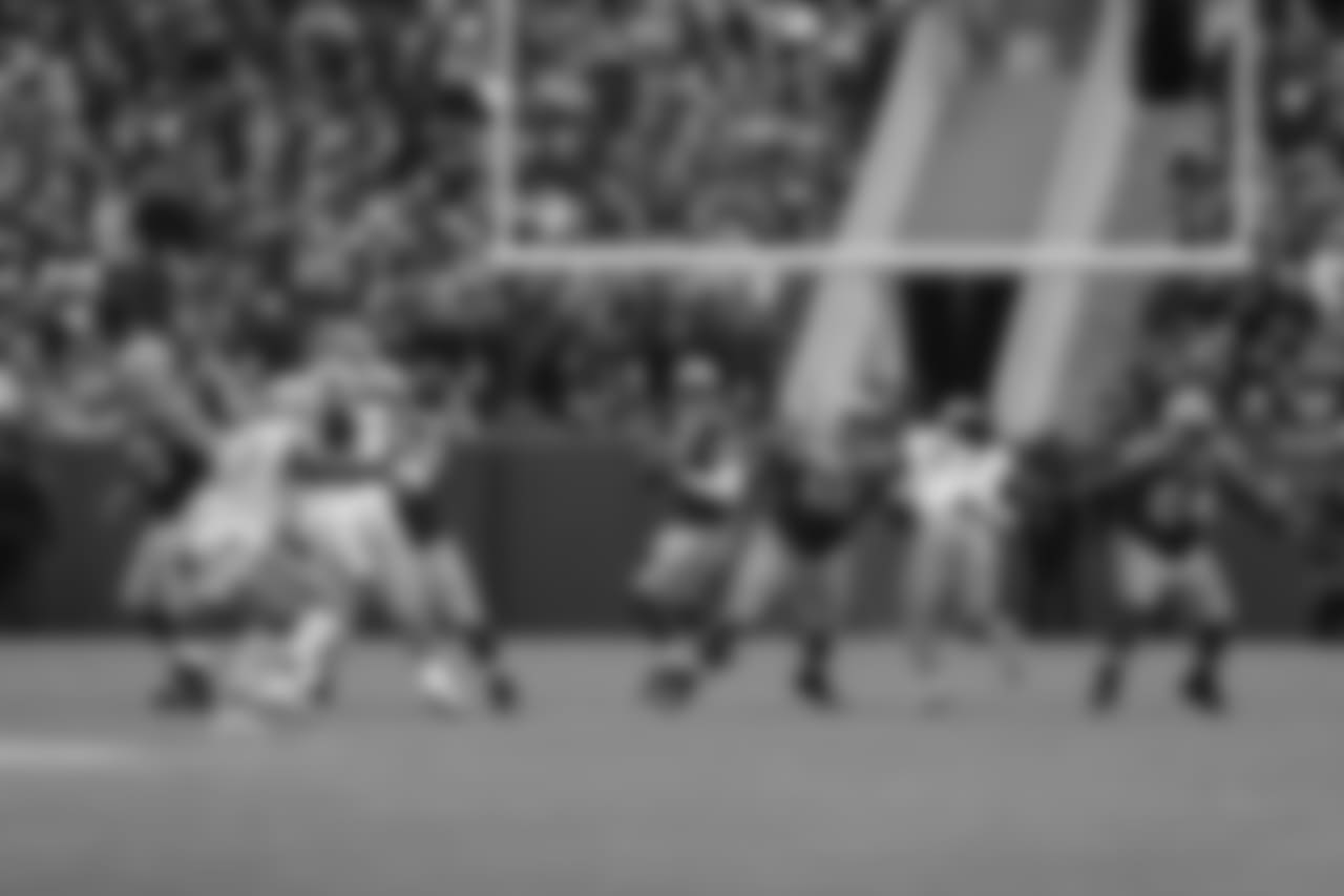 Green Bay Packers against the Detroit Lions during Sunday's game at Lambeau Field.