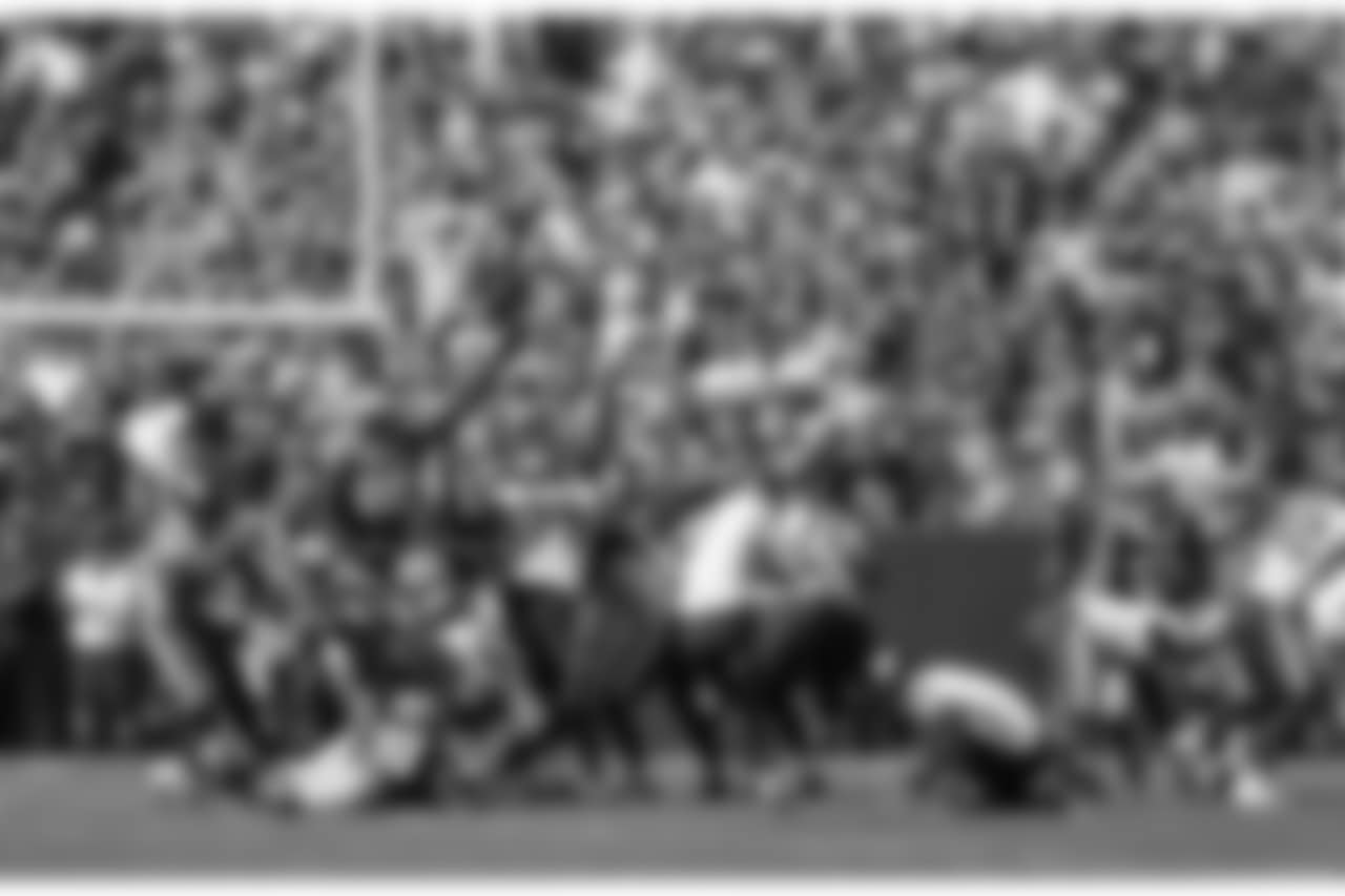 Green Bay Packers against the Minnesota Vikings during Sunday's game at Lambeau Field.