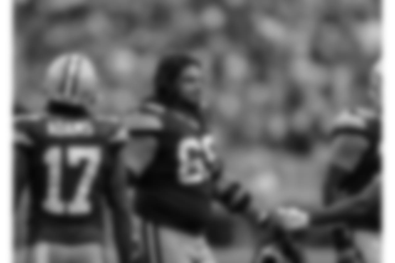 Green Bay Packers against the Minnesota Vikings during Sunday's game at Lambeau Field.