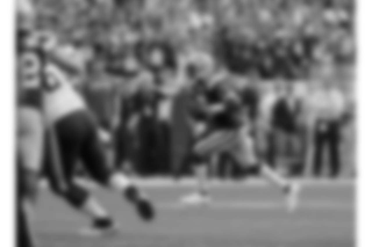 Green Bay Packers against the Minnesota Vikings during Sunday's game at Lambeau Field.