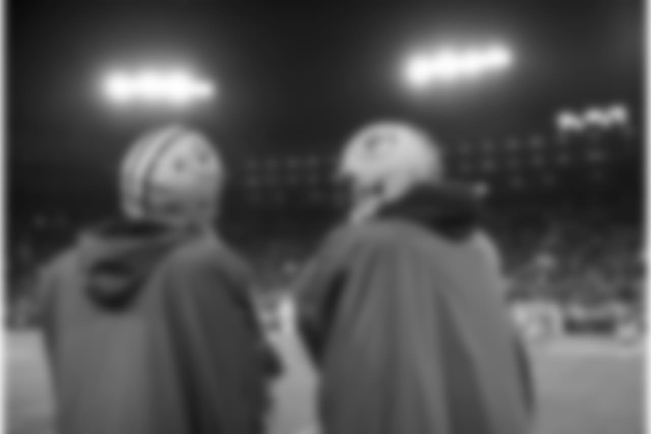 Green Bay Packers against the Miami Dolphins during Sunday's game at Lambeau Field.