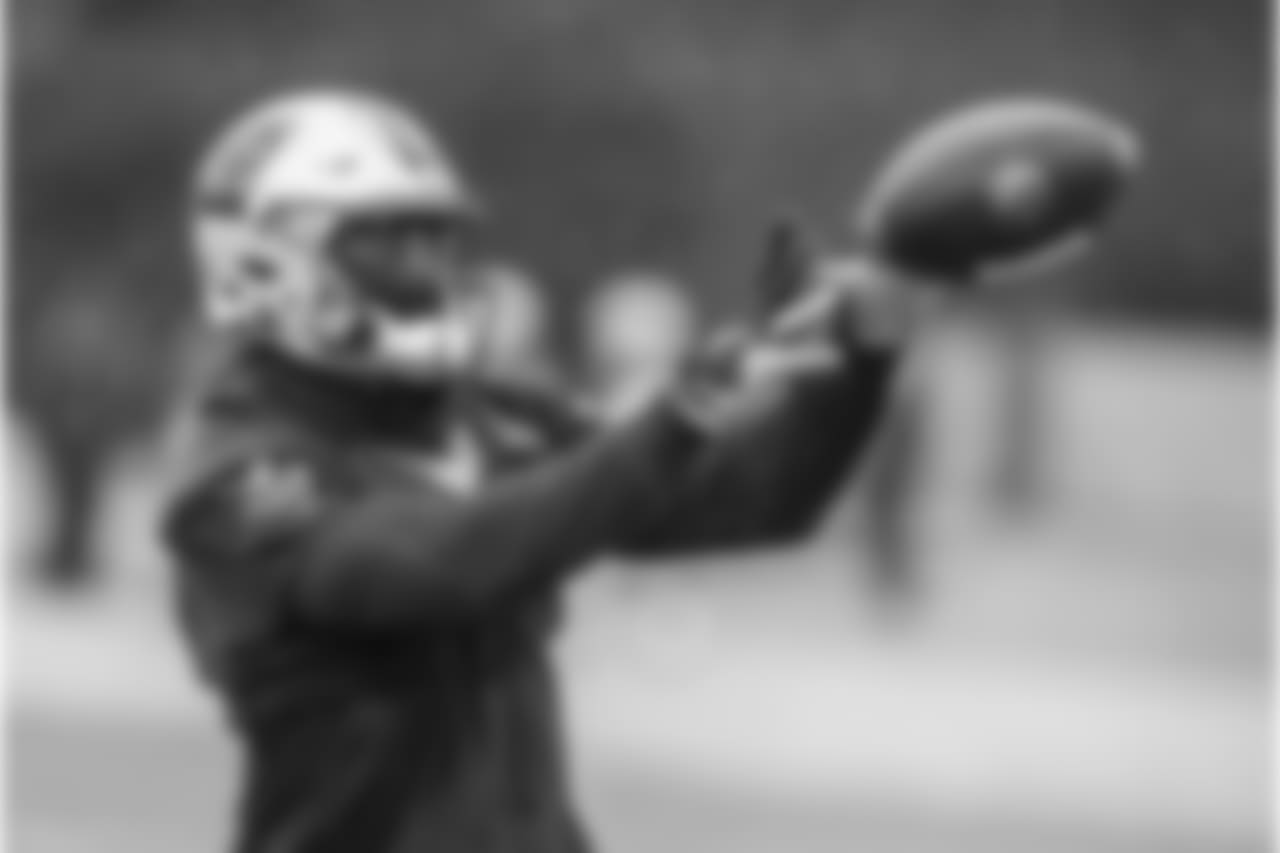 The Panthers practice ahead of their Week 16 game against the Falcons on Thursday, December 20, 2018.