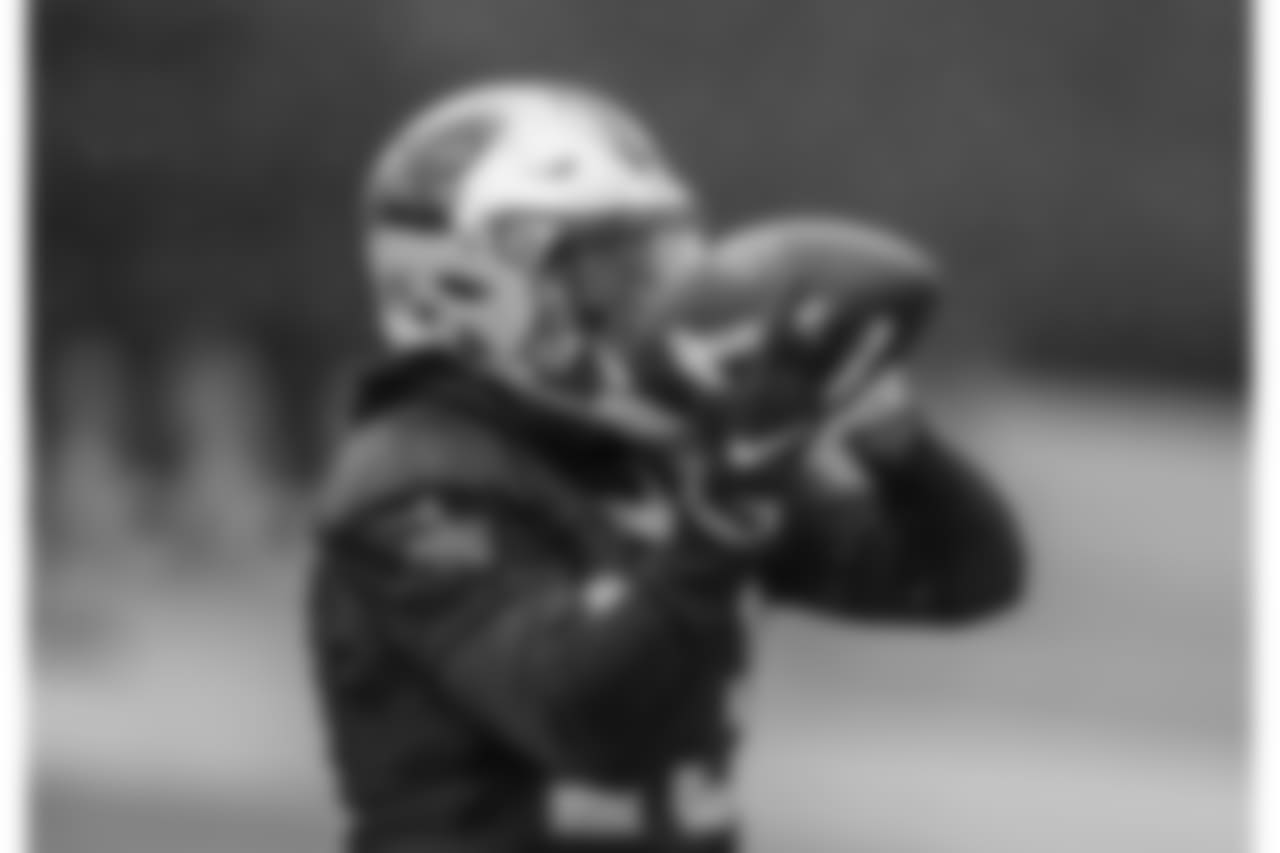 The Panthers practice ahead of their Week 16 game against the Falcons on Thursday, December 20, 2018.