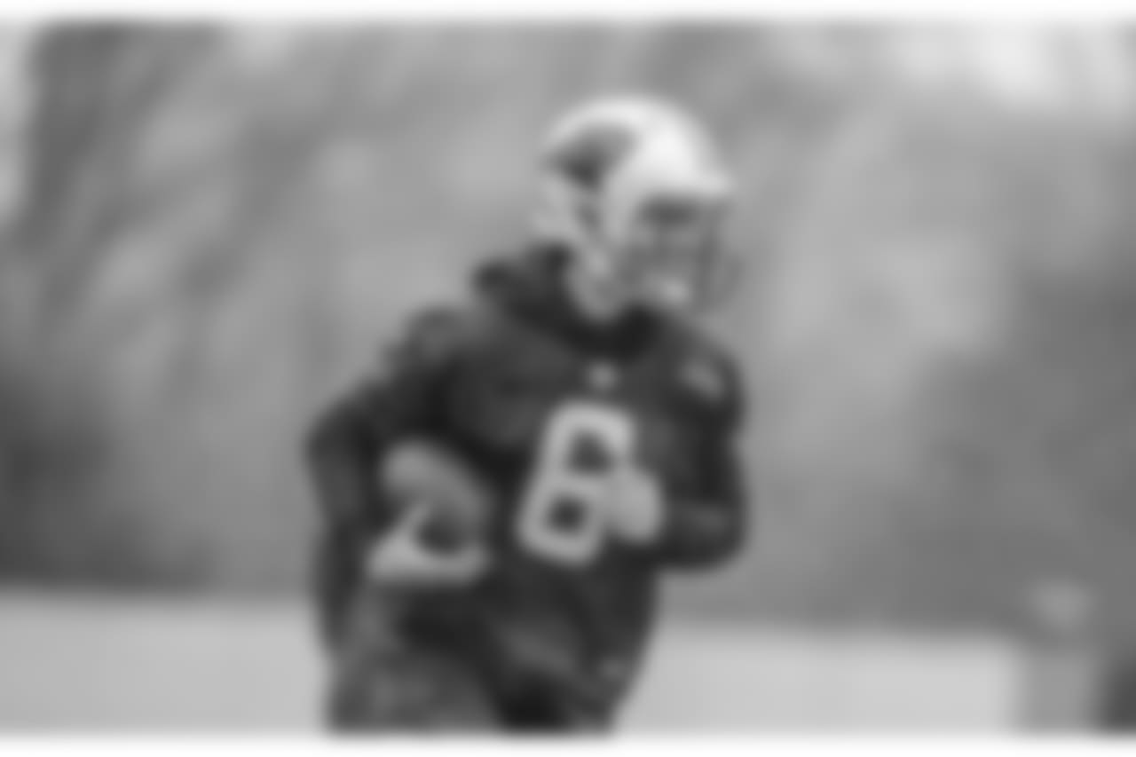 The Panthers practice ahead of their Week 16 game against the Falcons on Thursday, December 20, 2018.