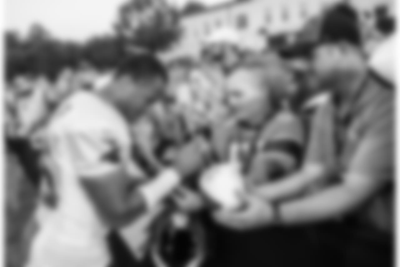 Carolina Panthers Training Camp at Wofford College om Thursday, July 26, in Spartanburg, South Carolina.