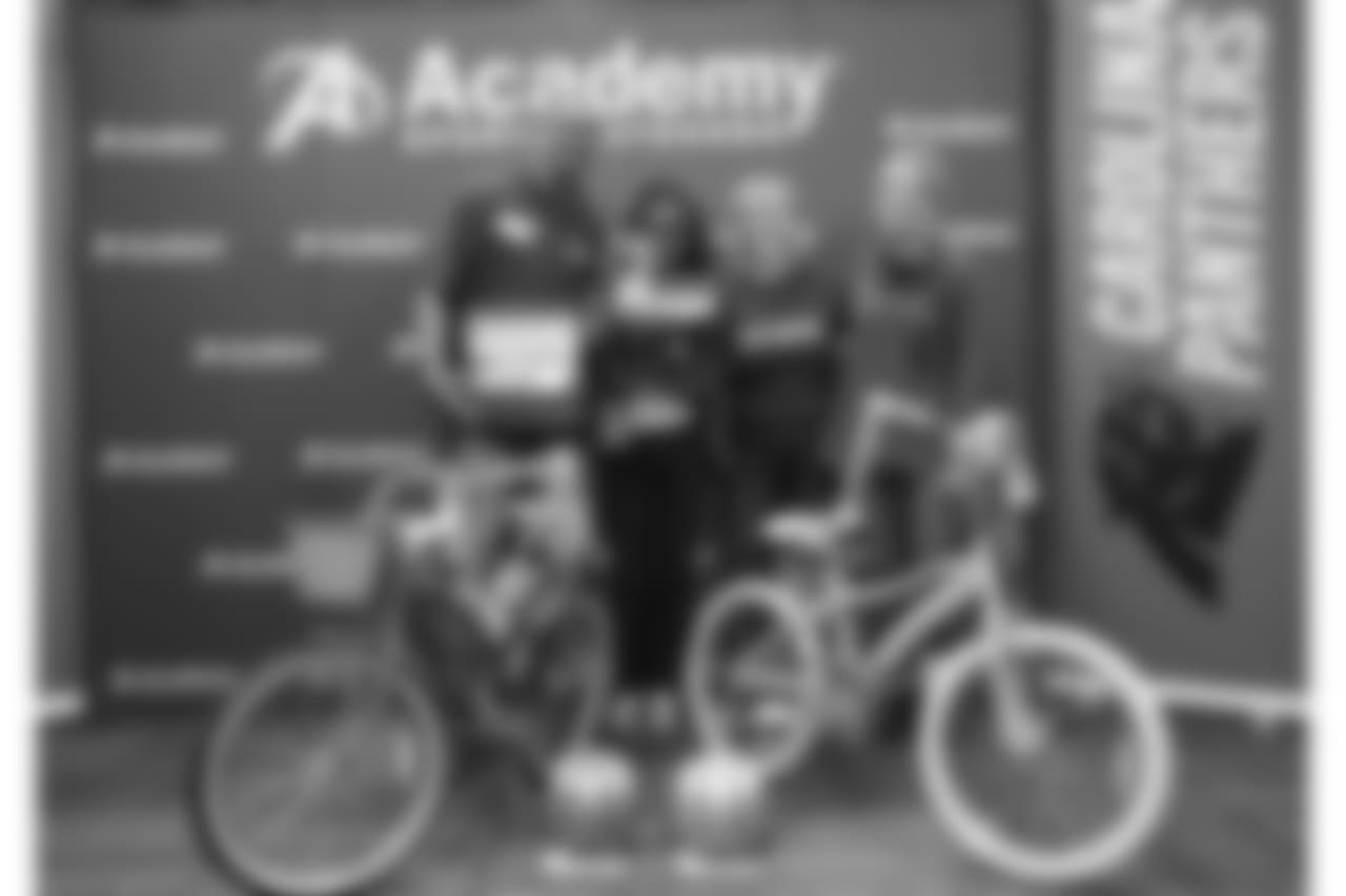 The Carolina Panthers and United Way partner with Academy Sports to give a $200 hoping spree to several area middle school children on Tuesday, Dec. 4, 2018 in Concord, NC.