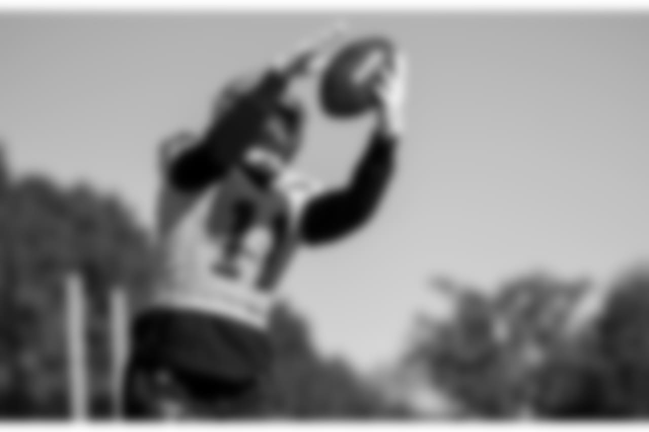 The Carolina Panthers practice during week twelve for their upcoming game against the Seattle Seahawks on Thursday, November, 22, 2018 in Charlotte, NC.