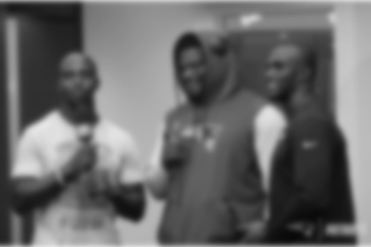 Devin McCourty, Malcom Brown and Jason McCourty