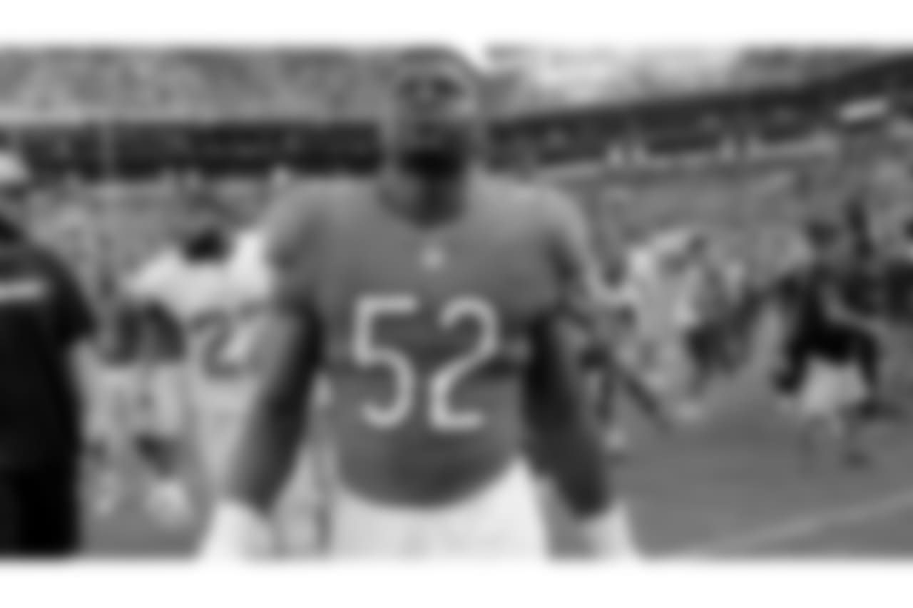 Khalil Mack, LB – Though he missed practice time this week to an ankle injury, there is still hope in Chicago that the transformative edge player will be able to suit up against New England. Arriving via trade this summer, Mack has been one of the most disruptive defenders in the NFL this fall.