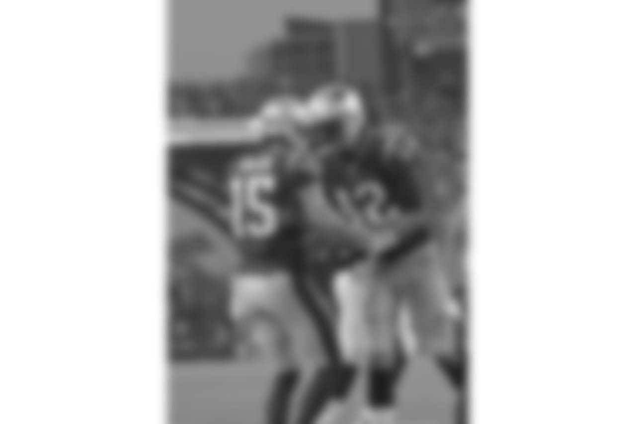 Patriots WR Chris Hogan and QB Tom Brady