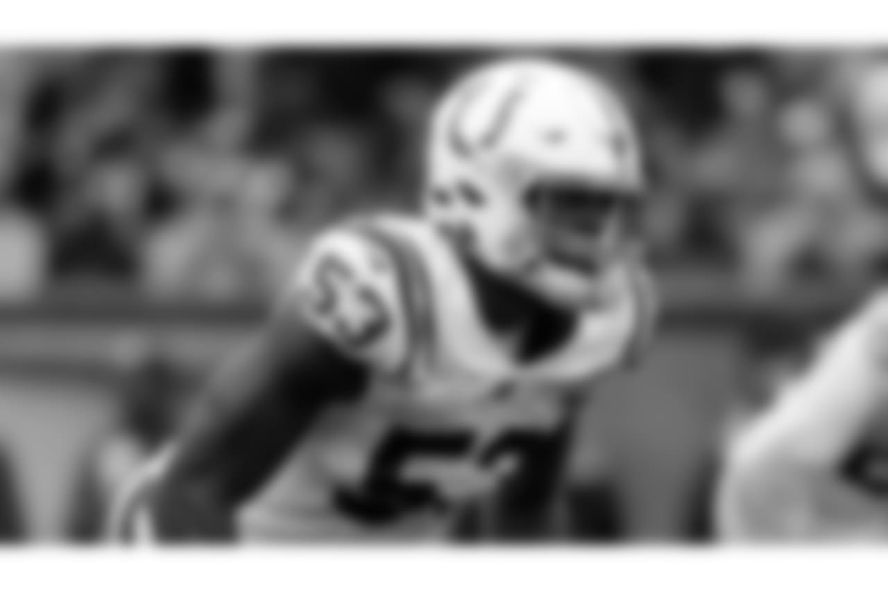 **Darius Leonard** – Indy’s rookie second-round linebacker has been a revelation. He’s all over the field, leading the league with 54 tackles as well as getting to the quarterback for four sacks. Leonard missed practice time to an ankle injury this week, but if he’s on the field he must be dealt with.