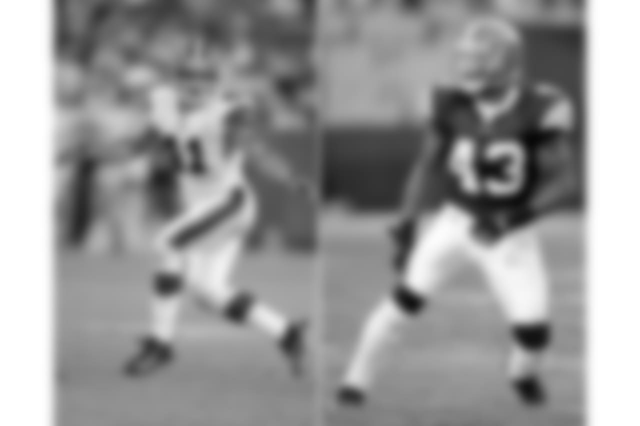Patriots assistant special teams coach Ray Ventrone (safety) and Broncos S T.J. Ward were teammates in the Cleveland Browns secondary from 2010-12.