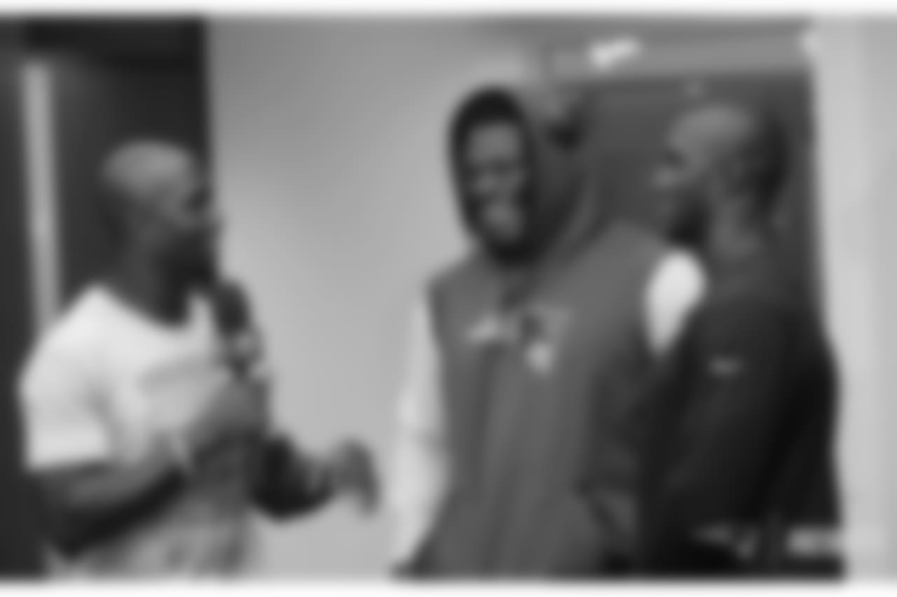 Devin McCourty, Malcom Brown and Jason McCourty