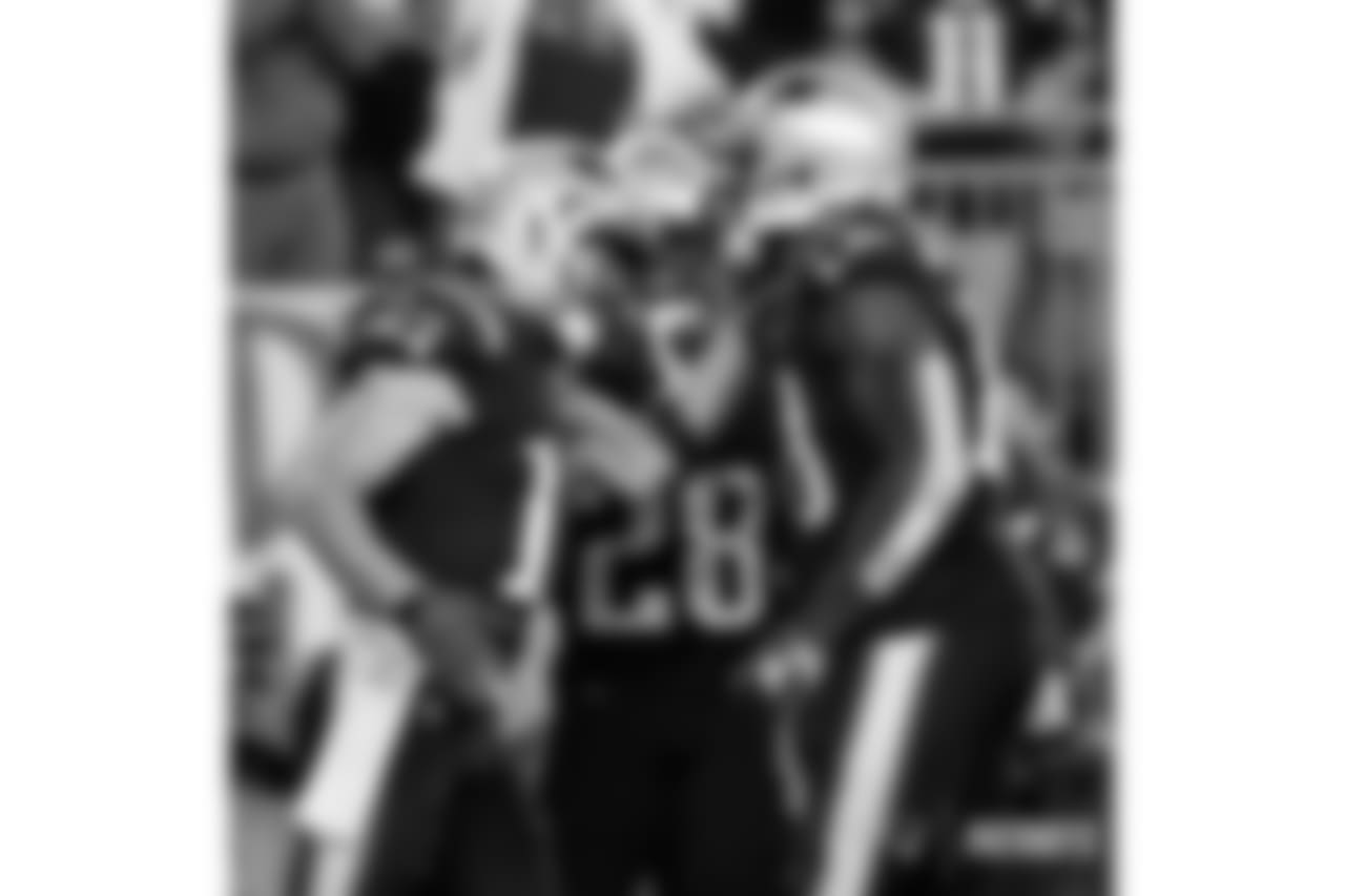 Julian Edelman, James White and Josh Gordon