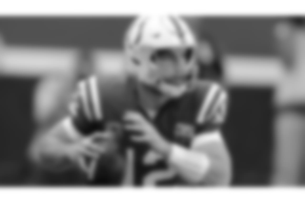 Andrew Luck – The former No. 1 overall pick is back and healthy leading the Colts offense while he’s No. 2 in the NFL through a month in both attempts and completions. Luck will try to throw the ball all over the Gillette Stadium field against a Patriots pass defense that’s had its ups and downs this season.