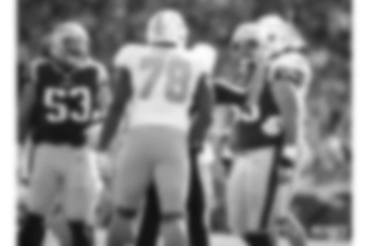 Laremy Tunsil flagged for unnecessary roughness.