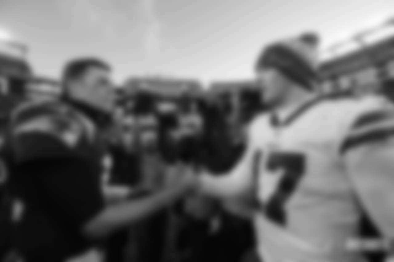 Tom Brady and Josh Allen
