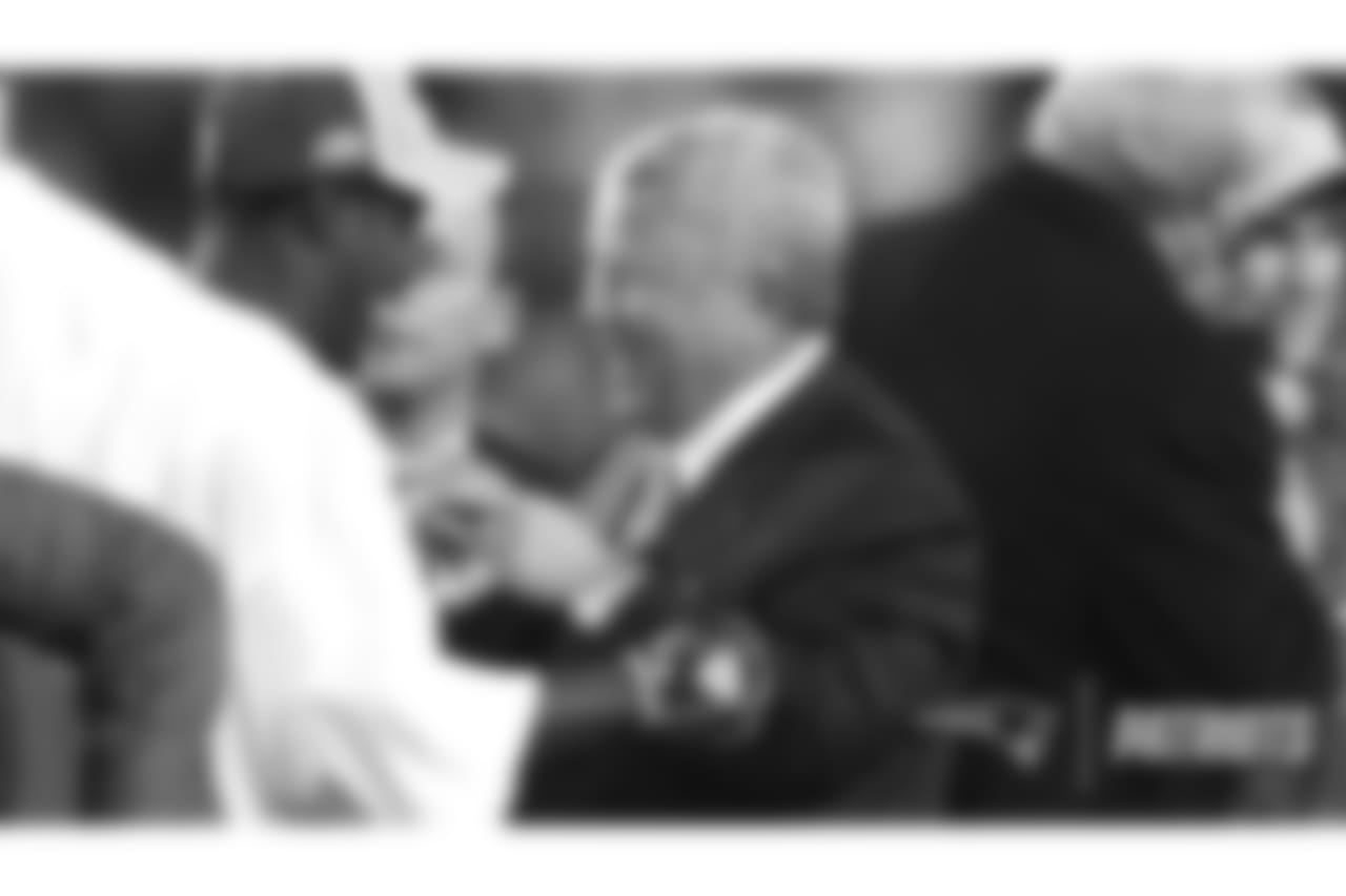 February 6, 2005: Robert Kraft celebrates the Patriots 24-21 win over the Eagles in Super Bowl XXXIX.