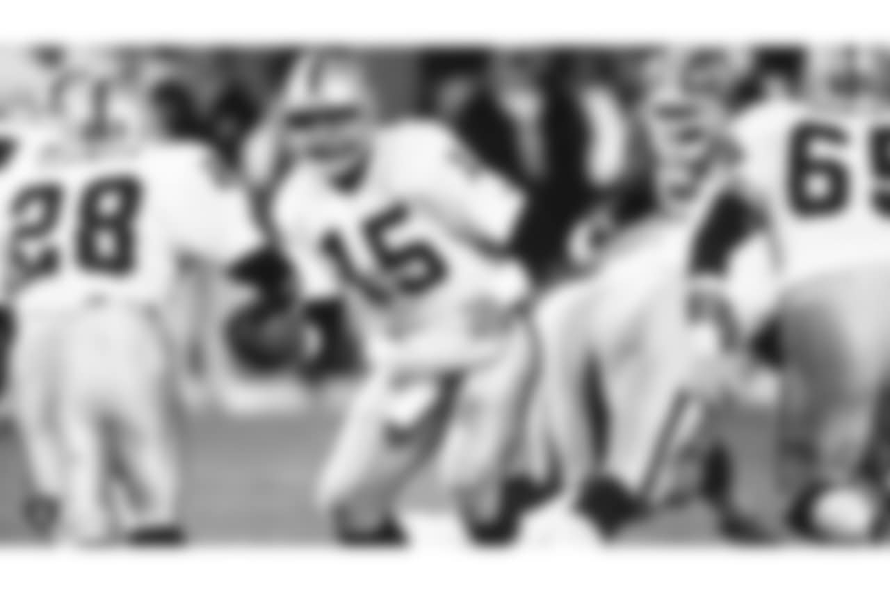A series of photos from past contests between the Raiders and Broncos leading up to their last matchup in Week 2 of the 2018 season, which the Raiders lost 20-19.