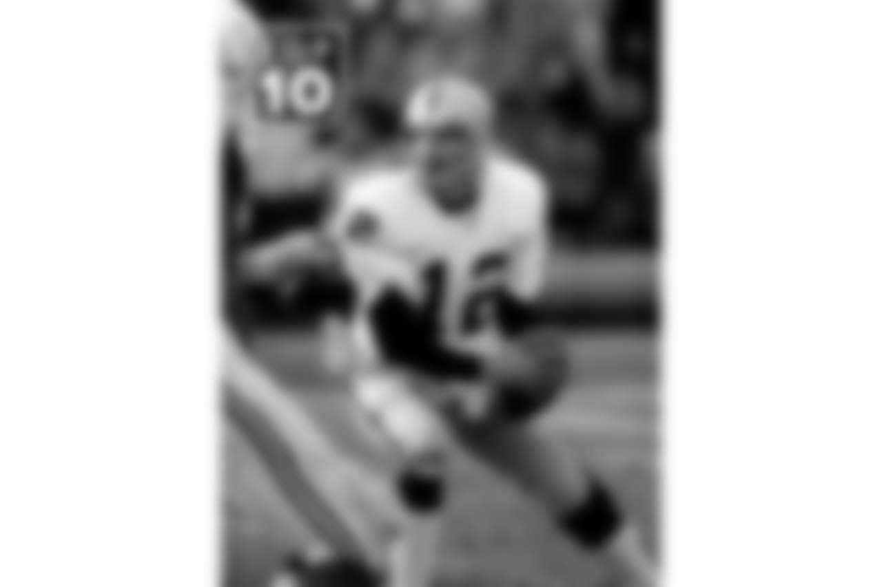 **(9\. Ken Stabler, 1977 AFC Divisional Playoff)** In a 1977 AFC Divisional Playoff Game, quarterback Ken Stabler completed 21 of 40 pass attempts for 345 yards, 3 TDs and 2 INT's in the Raiders 37-31 double-overtime win over the Colts in Baltimore.
