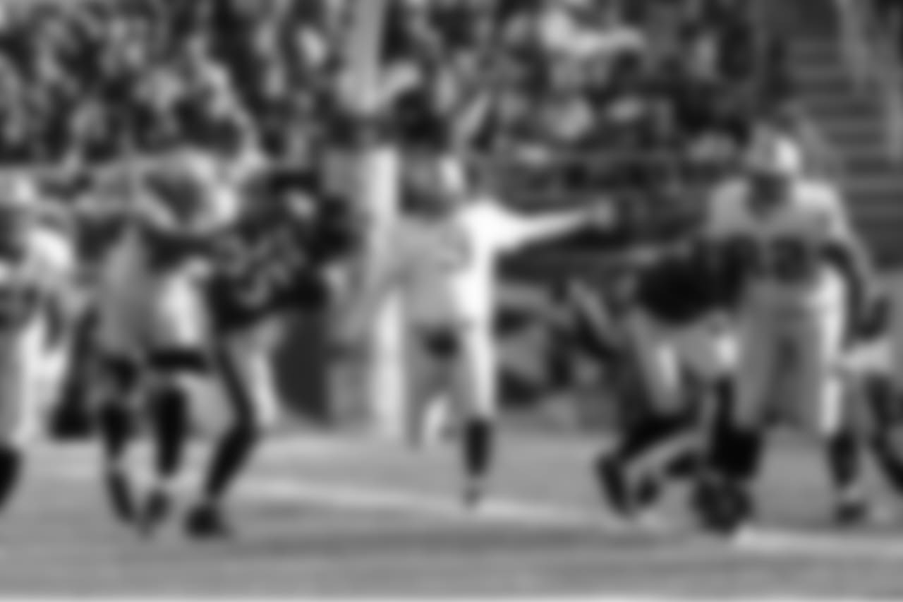 P Shane Lechler lets the punt fly.