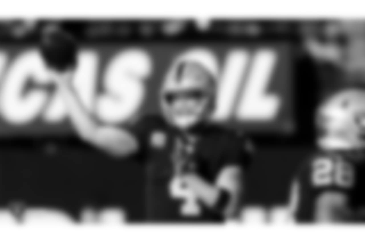 The Oakland Raiders regular season game against the Kansas City Chiefs at Oakland-Alameda County Coliseum, Sunday, December 2, 2018, in Alameda, California.