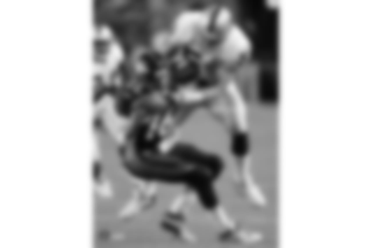 A series of photos from past contests between the Raiders and Broncos leading up to their last matchup in Week 2 of the 2018 season, which the Raiders lost 20-19.