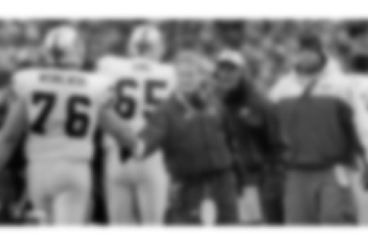 A series of photos from past contests between the Raiders and Broncos leading up to their last matchup in Week 2 of the 2018 season, which the Raiders lost 20-19.