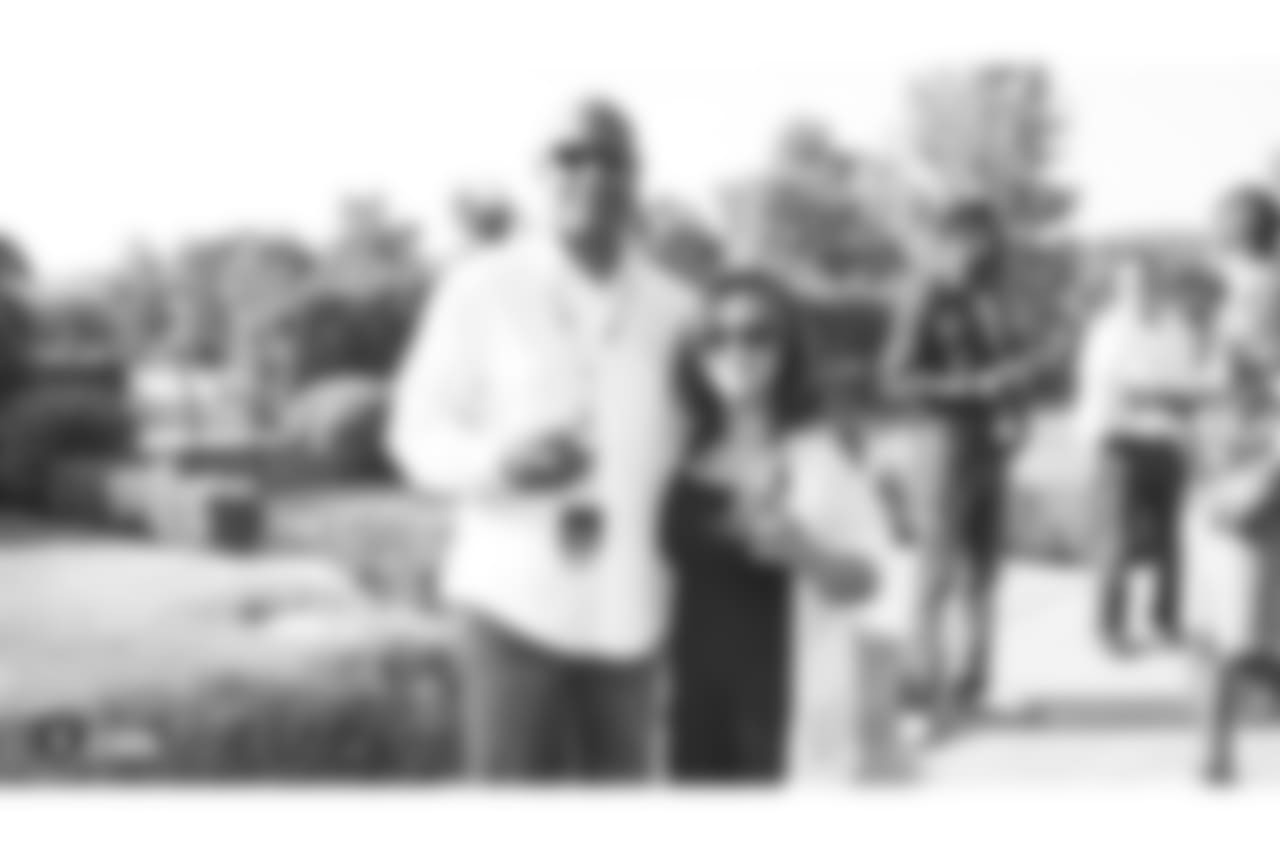 Oakland Raiders alumnus Mervyn Fernandez at an Alumni Dinner during 2018 Training Camp at Kelham Vineyards, Saturday, July 28, 2018, in Saint Helena, California.