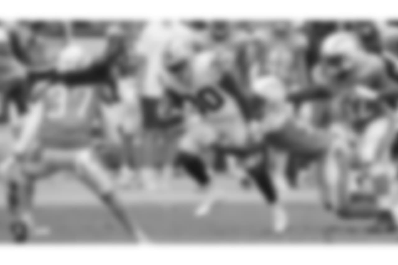 The Oakland Raiders regular season game against the Los Angeles Chargers at StubHub Center, Sunday, October 7, 2018, in Carson, California.