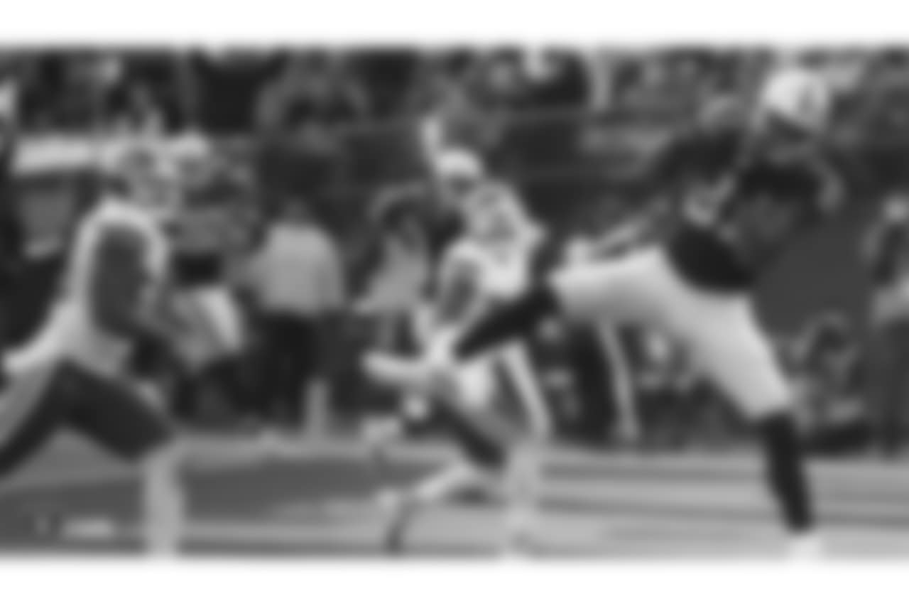 The Oakland Raiders regular season game against the Kansas City Chiefs at Oakland-Alameda County Coliseum, Sunday, December 2, 2018, in Alameda, California.