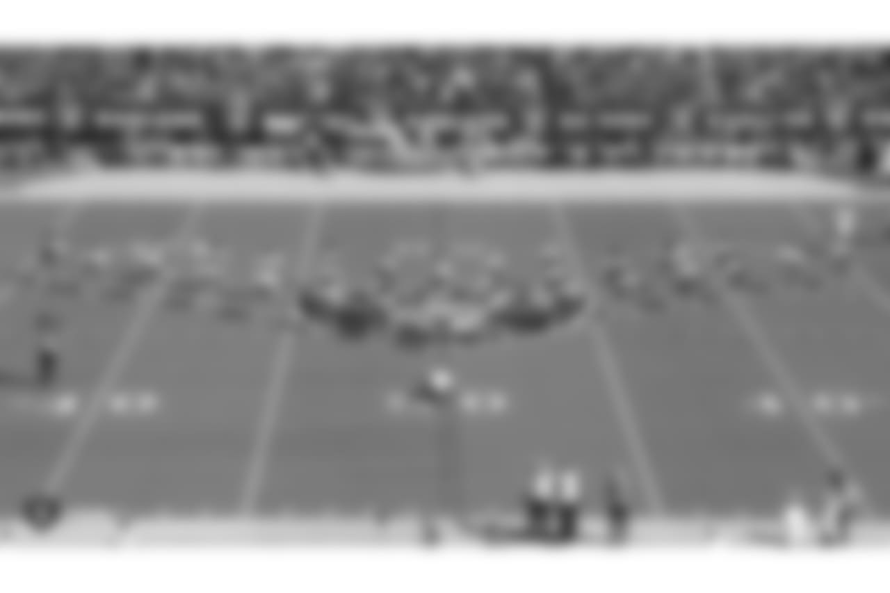 The Raiderettes perform at the Oakland Raiders game against the Indianapolis Colts at Oakland-Alameda County Coliseum, Sunday, October 28, 2018, in Oakland, California. The Oakland Raiders lost 42-28.